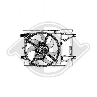 Ventilateur, refroidissement du moteur DIEDERICHS [DCL1087]