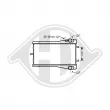 Radiateur, refroidissement du moteur DIEDERICHS [DCM3553]