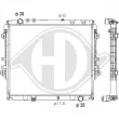Radiateur, refroidissement du moteur DIEDERICHS [DCM3887]