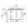 Évaporateur climatisation DIEDERICHS [DCV1054]