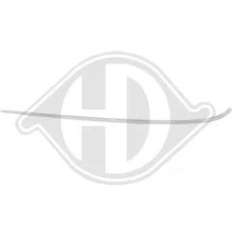 DIEDERICHS ZUB00046 - Baguette et bande protectrice, pare-chocs arrière gauche