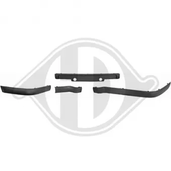 DIEDERICHS ZUB00179 - Baguette et bande protectrice, pare-chocs avant