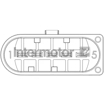 INTERMOTOR 19703-M - Débitmètre de masse d'air