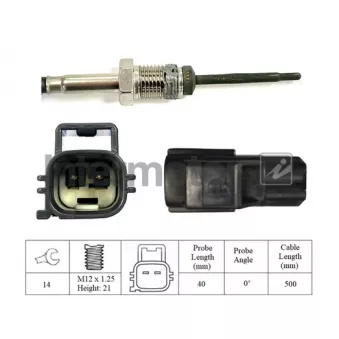 Capteur, température des gaz INTERMOTOR [27447]