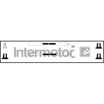 Kit de câbles d'allumage INTERMOTOR [73100]
