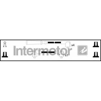 INTERMOTOR 73150 - Kit de câbles d'allumage