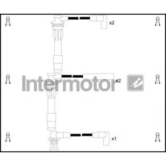 Kit de câbles d'allumage INTERMOTOR [73304]
