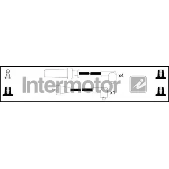 Kit de câbles d'allumage INTERMOTOR [73306]