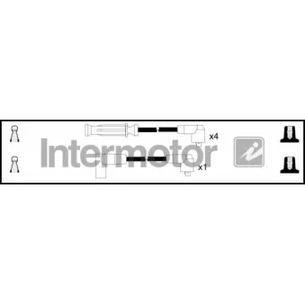 Kit de câbles d'allumage INTERMOTOR [73308]