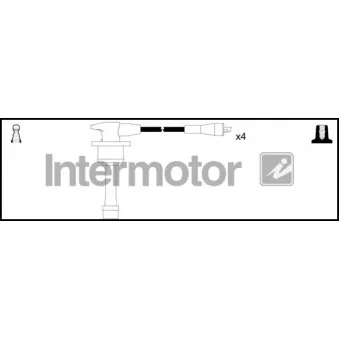 Kit de câbles d'allumage INTERMOTOR [73383]