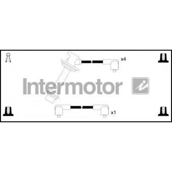 Kit de câbles d'allumage INTERMOTOR [73432]