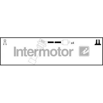 Kit de câbles d'allumage INTERMOTOR [73437]
