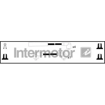 INTERMOTOR 73470 - Kit de câbles d'allumage