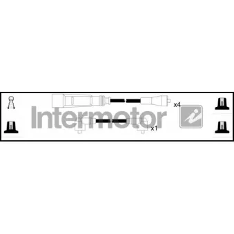 Kit de câbles d'allumage INTERMOTOR [73473]