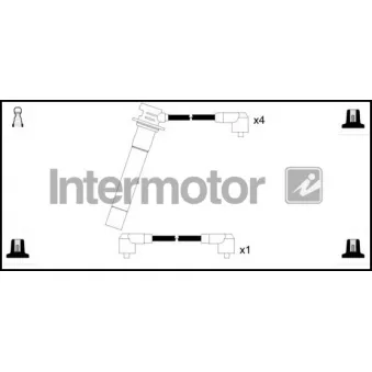 Kit de câbles d'allumage INTERMOTOR [73478]