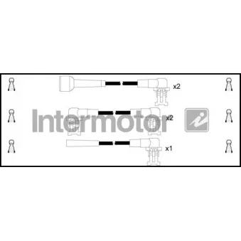 Kit de câbles d'allumage INTERMOTOR [73480]