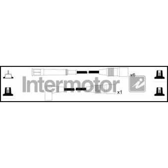 Kit de câbles d'allumage INTERMOTOR [73499]