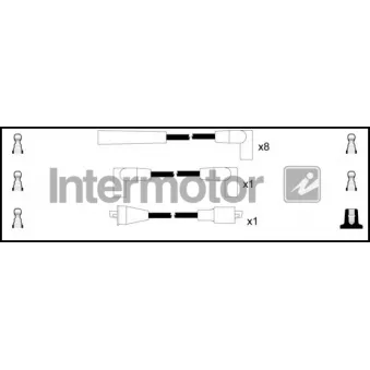 INTERMOTOR 73519 - Kit de câbles d'allumage