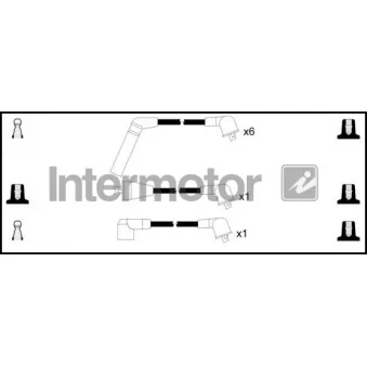 Kit de câbles d'allumage INTERMOTOR [73522]