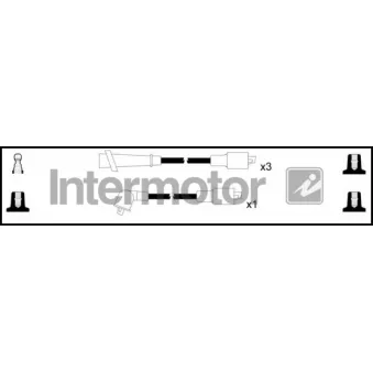 Kit de câbles d'allumage INTERMOTOR [73531]