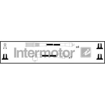 Kit de câbles d'allumage INTERMOTOR [73559]