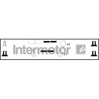 Kit de câbles d'allumage INTERMOTOR [73585]