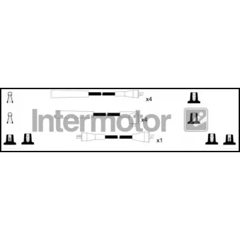 Kit de câbles d'allumage INTERMOTOR [73627]