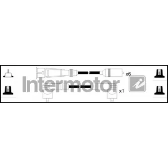 INTERMOTOR 73640 - Kit de câbles d'allumage