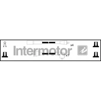 INTERMOTOR 73719 - Kit de câbles d'allumage