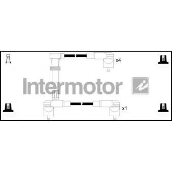 Kit de câbles d'allumage INTERMOTOR [73742]