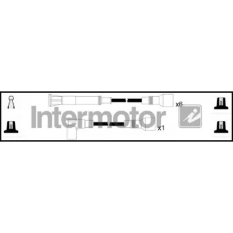 Kit de câbles d'allumage INTERMOTOR [73755]