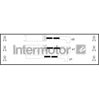 Kit de câbles d'allumage INTERMOTOR [73756]