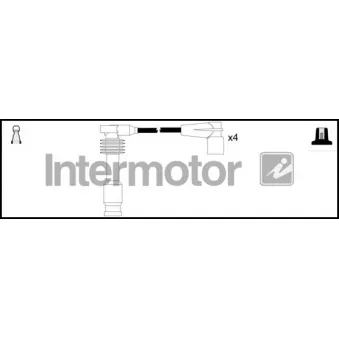 Kit de câbles d'allumage INTERMOTOR [73806]