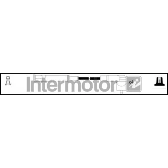 INTERMOTOR 73880 - Kit de câbles d'allumage