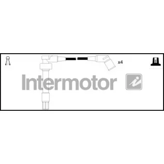 INTERMOTOR 73891 - Kit de câbles d'allumage