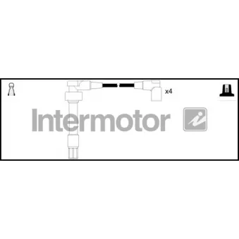 INTERMOTOR 73893 - Kit de câbles d'allumage