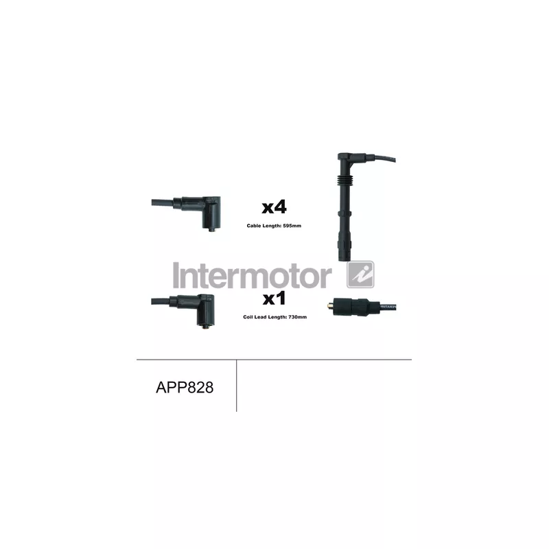 Kit de câbles d'allumage INTERMOTOR 73909 - Visuel 1