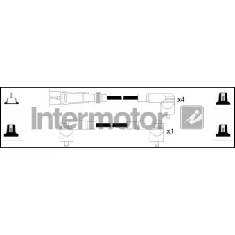 Kit de câbles d'allumage INTERMOTOR [73946]