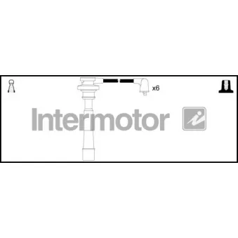 Kit de câbles d'allumage INTERMOTOR [76043]