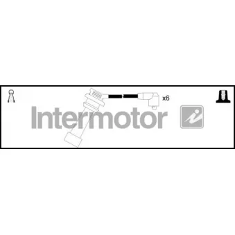 INTERMOTOR 76126 - Kit de câbles d'allumage