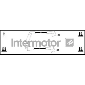 INTERMOTOR 76133 - Kit de câbles d'allumage