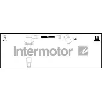 Kit de câbles d'allumage INTERMOTOR [76142]