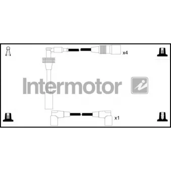 Kit de câbles d'allumage INTERMOTOR [76160]