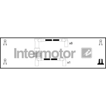 Kit de câbles d'allumage INTERMOTOR [76242]