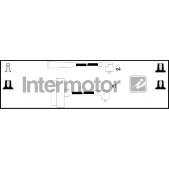 Kit de câbles d'allumage INTERMOTOR [76260]