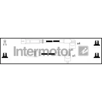 INTERMOTOR 76299 - Kit de câbles d'allumage