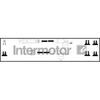 Kit de câbles d'allumage INTERMOTOR [76301]