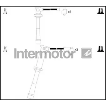 Kit de câbles d'allumage INTERMOTOR [76302]