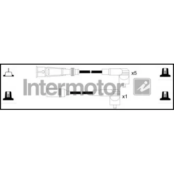 Kit de câbles d'allumage INTERMOTOR [76305]