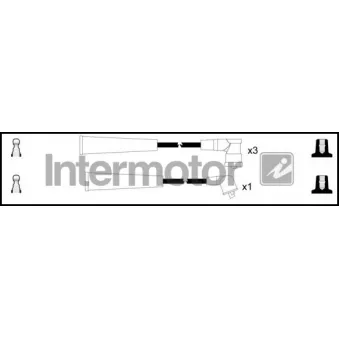 Kit de câbles d'allumage INTERMOTOR [83087]